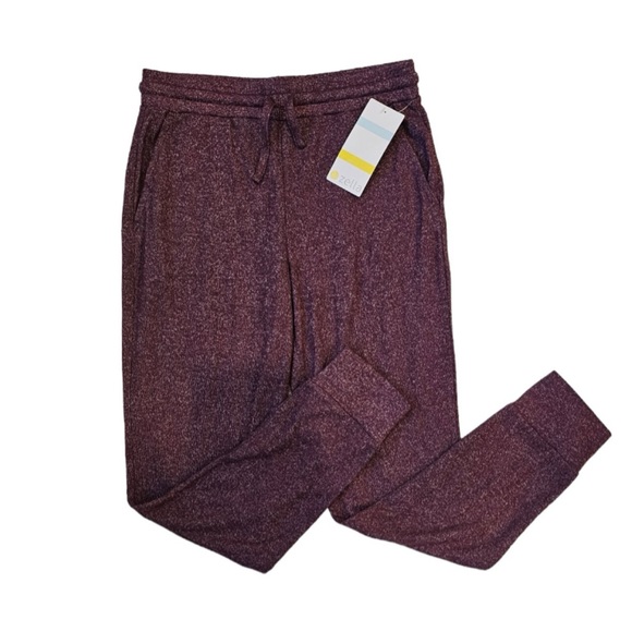Zella Jogger Sweatpants Size 7/8 Purple Nectar NEW Soft Comfort - Picture 3 of 5